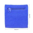 thumbnail image 3 of UNTERING Wristband with Wrist Wallet Multicolors Wrist Support Storage Sweatband for Women Man Running Walking, 3 of 8