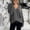 Dark Gray(New), variant on PNTUTB Women Fashion Deep V Neck Long Sleeve Tops Solid Color Casual Loose Basic T Shirt