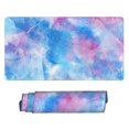 thumbnail image 2 of ZNDUO Large Rubber Mouse Pad Non-slip Desk Mat Abstract Blue Watercolor Art Rubber Desk Pad Mousepad Keyboard Pad for Home Office, 15.8" x 29.5", 2 of 9