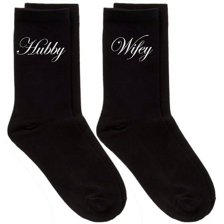 Couples Socks Hubby Wifey Socks Present Husband Boyfriend Wife Girlfriend French Bulldog