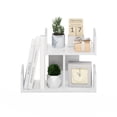 thumbnail image 6 of Furinno HERMITE Wooden Desktop Bookshelf Storage Organizer for Home and White, 6 of 6