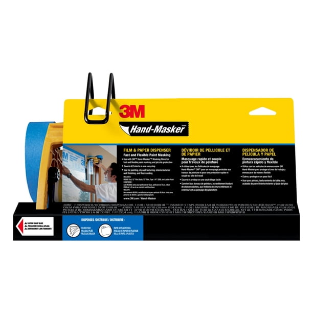 Kit dispensador de cinta adhesiva y film de enmascarar para pintor 3M M3000