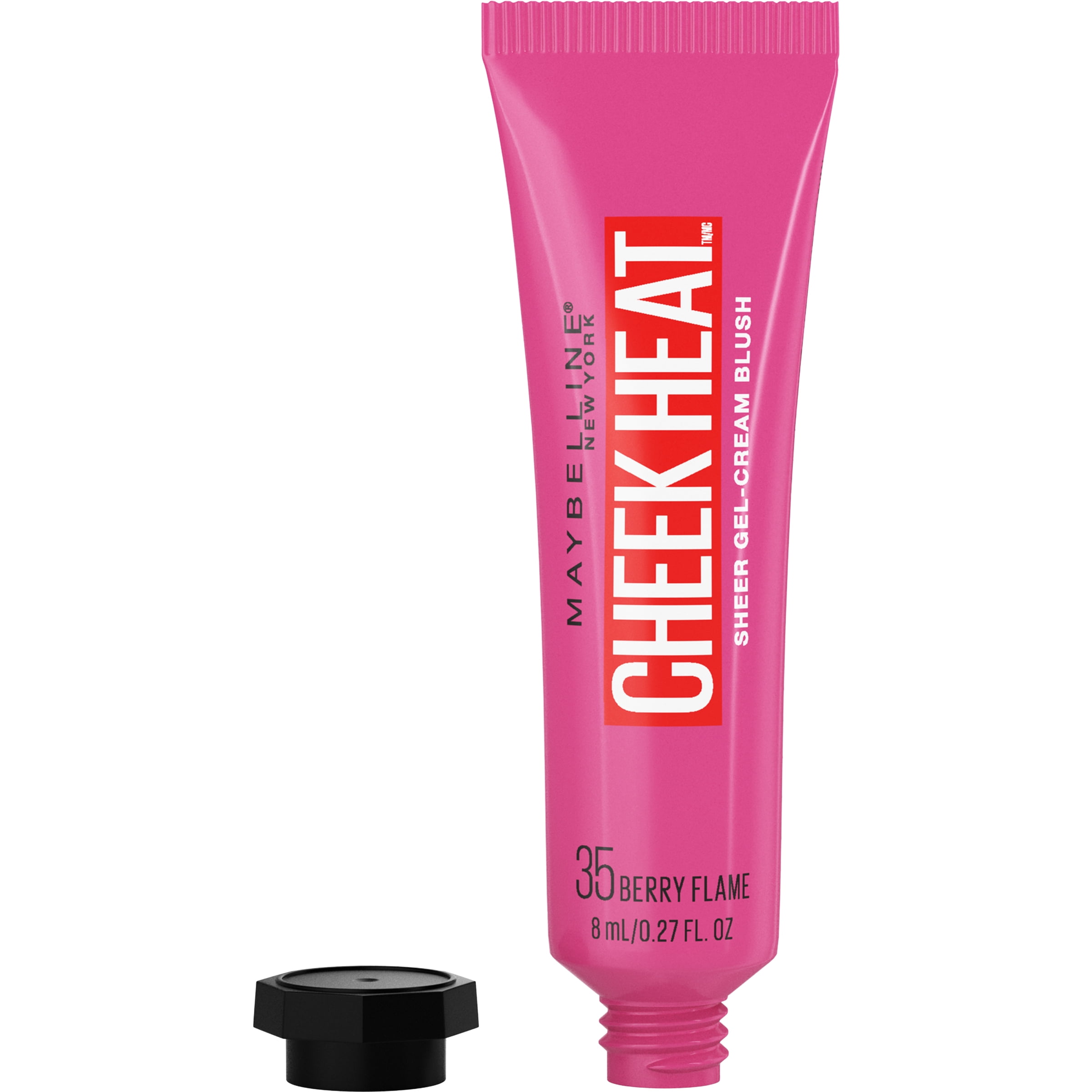 Maybelline Cheek Heat Gel Cream Blush, Face Makeup, Fuchsia Spark, 0.27 oz