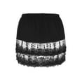 thumbnail image 5 of Idoravan Womens Skirt Women's Layered Tiered Sheer Lace Trim Extender Half Slip Plus Size Skirt, 5 of 9