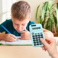 thumbnail image 3 of Fiudx Mini Calculadora, Dispositivo Compacto Alimentado Por Energía Solar, Pantalla de Ocho Dígitos, Multifuncional, Ideal para Exámenes y Tareas Escolares, Esencial para El Aprendizaje de Los Estudi, 3 of 6