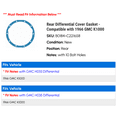 thumbnail image 2 of Rear Differential Cover Gasket - Compatible with 1966 GMC K1000, 2 of 2