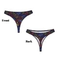 thumbnail image 3 of Fotbe Colorful Shells Tanga Sin Costuras para Mujer con Estampado – Panties Invisibles, Transpirables y Cómodos para Uso Diario-Large, 3 of 6