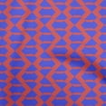 thumbnail image 1 of oneOone Georgette Viscose Dark Blue Fabric Geometric Sewing Craft Projects Fabric Prints By Yard 42 Inch Wide, 1 of 4