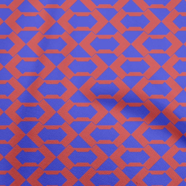 oneOone Rayon Dark Blue Fabric Geometric Sewing Craft Projects Fabric Prints By Yard 56 Inch Wide