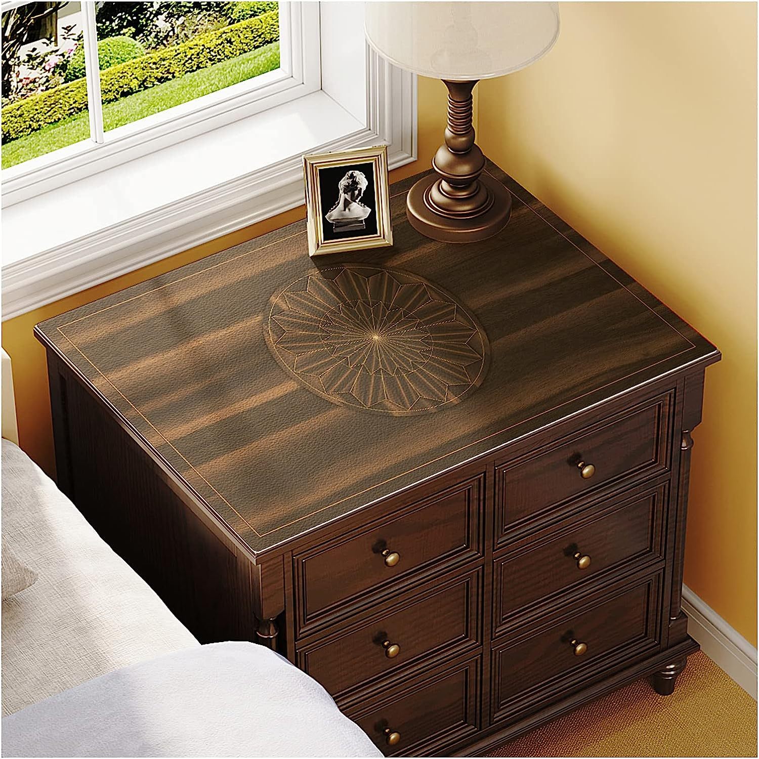 Nightstand Cover, end Table Cover, Bedside Tablecloth, Side Table Cover