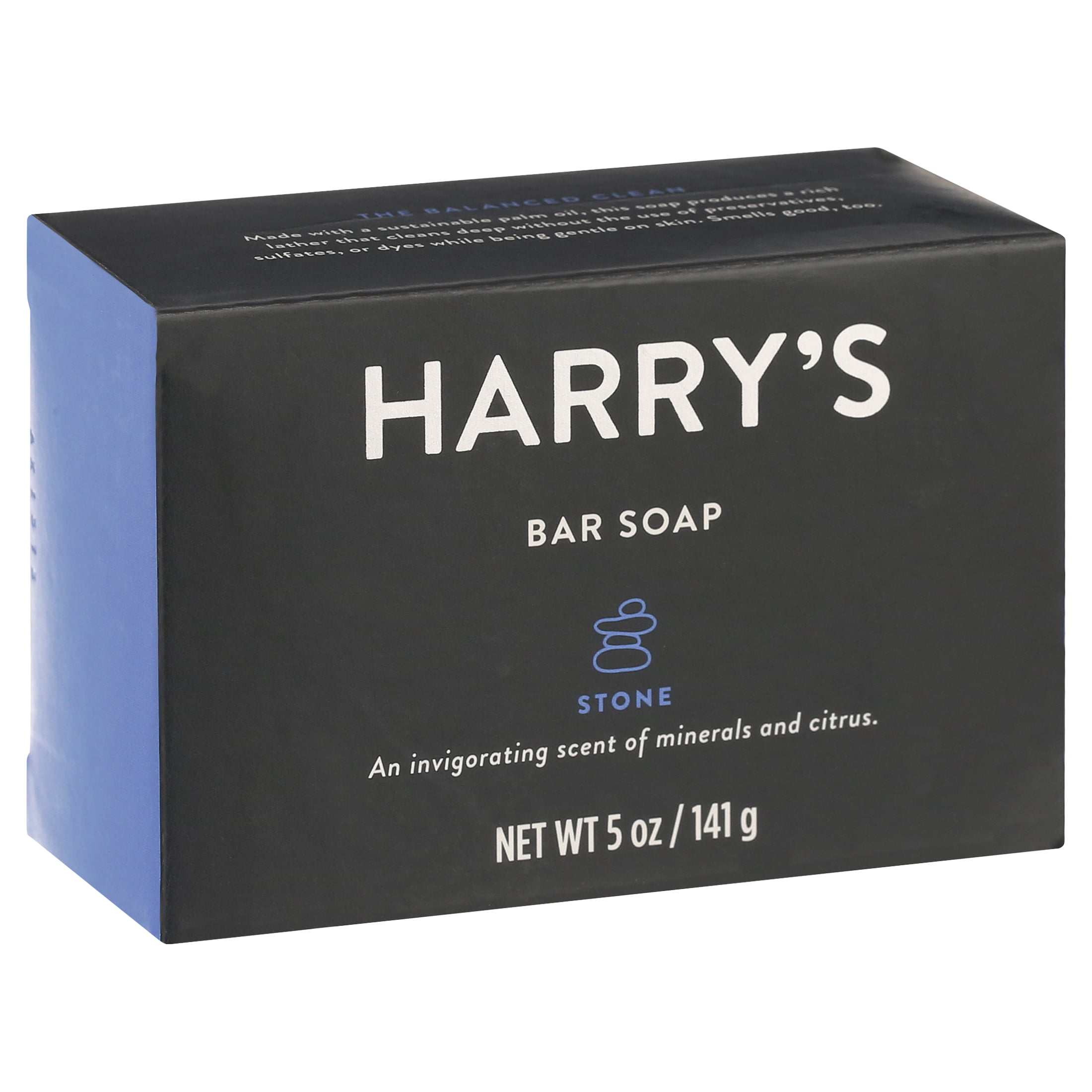 Harry's - Shiso, Stone, Fig, Redwood Bar Soap 4 oz/113g Each - Set of 4
