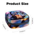 thumbnail image 2 of Dachshund Sanitary Napkin Bag Pad Bag Small Canvas Pouch Sanitary Napkin Receptacle Bags 4.7x6.6x6.6 in - Velvet, Sponge, 2 of 6
