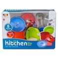 thumbnail image 1 of Cocina Set Ollas Juego para Cocinita de Juguete Para Niños Accesorios Para Cocina de Juguete Colores Kids House SETCO12MC, 1 of 8