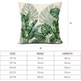 thumbnail image 2 of Tropical Green Leaf Pillow Covers 18X18 in Botanical Banana Monstera Plant Palm Tree Couch Pillow Cases Set of 2 Summer Throw Pillows Home Decor for Room Bedroom Bed Cushion Outdoor, 2 of 6