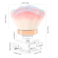thumbnail image 4 of Cepillo para polvo de uñas ANGNYA Pink Rose Soft Pluster Brush, 4 of 9