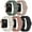 Light Green, Beige, Cream, Deep Pink, Black, variant on 5 Pack Nylon Watch Bands for Apple Watch 38/40/41/42mm(Series 10) - Multicolor, Unisex