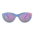 thumbnail image 2 of Foster Grant Girls Kids Mermaid Be Mer-Mazing Cat Eye Full Rim Sunglasses, Purple Frame, Purple Mirror Lenses, 46mm, 2 of 7
