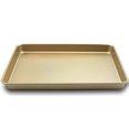 thumbnail image 4 of 12 Inches Carbon Steel Non-stick Barbecue Plate Pizza Tray Baking Tool (Golden), 4 of 7