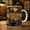 Black, variant on Security Officer Mug, Custom Name Coffee Cup Gift for Security Guard or Officer