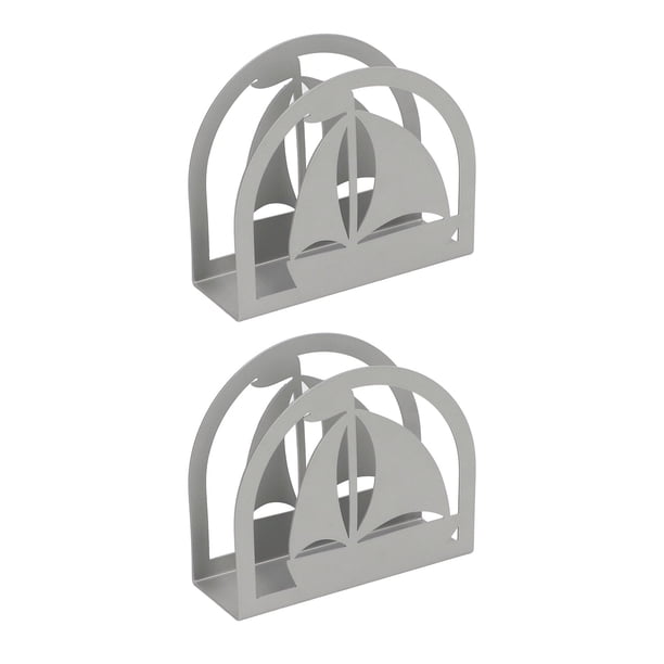 Soporte dispensador de servilletas de metal, soporte para servilletas de 2 piezas Soporte vertical multiusos para servilletas de papel Soporte dispensador de servilletas Experiencia incomparable