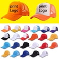 thumbnail image 2 of Custom Hat with Logo Printing Polyester Mesh Trucker Hat Adjustable Dad DIY Logo Baseball Cap For Men WomenNo Logo&Adult Gao Jinjia LED, 2 of 2