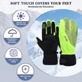thumbnail image 4 of NARABB Motorcycle Gloves Suitable For 9.5 To 10cm Palm Width Touchscreen Riding Gloves Skiing Racing Motocross Riding Bike Gloves One Pair, 4 of 7