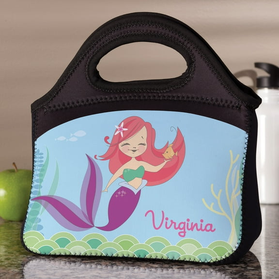 Happy Mermaid Personalized Lunch Bag