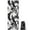 Black White Camo, variant on Black White Camo Digital Shapes Pattern Hot Yoga Mat Towel Non Slip for Hot Yoga - Quick-Drying Yoga Mat Cover with 4 Corner Pockets with Travel Bag - Hot Yoga Towel Non Slip 70"x26"
