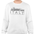 thumbnail image 2 of Skyline Italy Sweatshirt Unisex Large White, 2 of 5