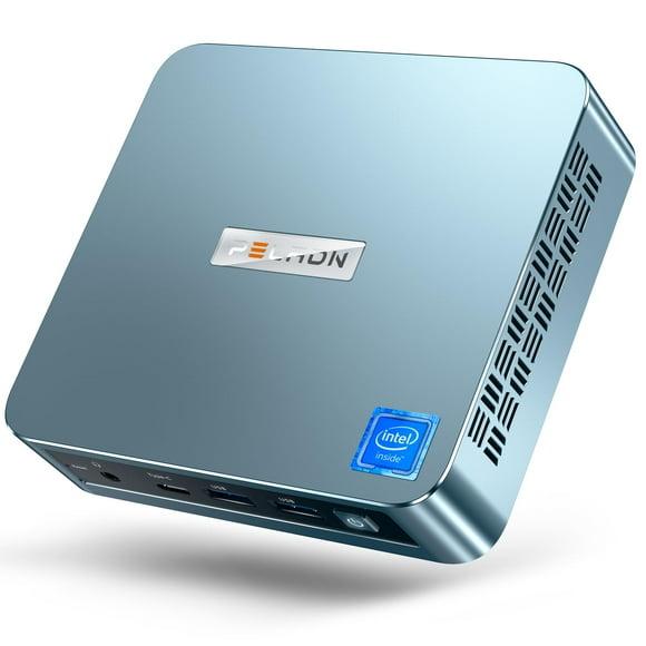 PELADN Mini PC, Intel N97(up to 3.4GHz),16GB DDR4/512GB SSD,Type-C/Dual HDMI,Mini Desktop Computer,4K/60Hz Triple-Display USB3.2/BT4.2/WiFi5 Mini Computers for Home Business