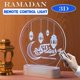thumbnail image 2 of Con Mando A Distancia, Caligrafía Islámica Clásica, Linterna De Media Luna, Vela En Forma De Vela, Decoración De Ramadán Para Dormitorio Y Sala De Estar 3D Yuarrent HA045699-02, 2 of 6