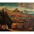 thumbnail image 3 of Anonymous 17x15 Black Modern Framed Museum Art Print Titled - Representation from the Turkish War (Farmers' Painting) (1683), 3 of 5