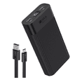 thumbnail image 1 of Power Bank Batería Portátil 20000mah 2.1a Carga Rápida 1hora Negro, 1 of 3
