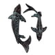 thumbnail image 1 of Conjunto de esculturas de cerámica con forma de pez koi para jardín: decoración de resina para patio, macizo de flores o jardín. Adornos resistentes a la intemperie con colas de formas natur, 1 of 5