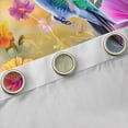 thumbnail image 4 of Homewish 3D Hummingbird Women Curtains Pack of 2 (42x84 Each), Vintage Flower Floral Curtains Blackout, Kawaii Jungle Bird Bedroom Curtains, Window Curtains Home Decor, 4 of 6