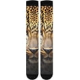 thumbnail image 7 of Coolnut Beautiful Leopard Compression Socks Women Men Knee High Stockings 1Pair for Sports, Running, Travel364 Gift, 7 of 7