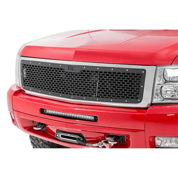Rough Country Mesh Grille Insert for 2007-2013 Chevy Silverado 1500 - 70194