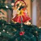 thumbnail image 1 of Decoración navideña: campanas navideñas, colgantes para árbol de Navidad, adornos para pared, puerta y techo. Arreglo decorativo para escena navideña., 1 of 7