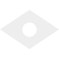thumbnail image 4 of 16"W x 10 5/8"H x 4"ID x 5 1/2"C x 1"P Diamond Architectural Grade PVC Contemporary Ceiling Medallion, 4 of 11