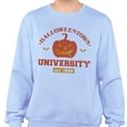 thumbnail image 2 of Halloweentown University Sweatshirt Unisex Large Light Blue, 2 of 5