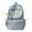 Blue, variant on Outdoor Floral Backpack 17.32" Nylon Y2K Large Capacity for Shopping (Blue)