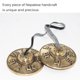 thumbnail image 5 of Platillos De Yoga Platillos De Latón Campanas Campanas Estilo Budista Tibetano Meditación Yoga Accesorio Instrumento Platillos Monstrate EL012025-00, 5 of 5