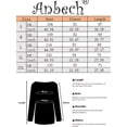 thumbnail image 5 of Anbech Vneck Women Solid Color Shirt Buttons Long Sleeve Blouse Casual Fashion Tops, 5 of 8