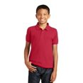 thumbnail image 1 of Port Authority ®  Youth Core Classic Pique Polo. Y100 S Rich Red, 1 of 2