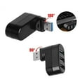thumbnail image 5 of Topwoner 3 Port USB 3.0 Hub Mini 90 / 180 Degree Rotatable Plug-and-play Hot Plugging High Speed Splitter For MacBook Pro PC Laptop, 5 of 6