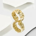 thumbnail image 4 of Finger Band Dress Up Adjustable Charming Concave-Convex Irregular Wide Ring, 4 of 5