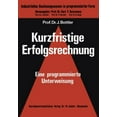 thumbnail image 1 of Kurzfristige Erfolgsrechnung: Eine Programmerte Unterweisung, 1 of 2