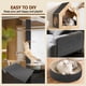thumbnail image 5 of Protector de muebles para gatos de 78 x 15.7 pulgadas, alfombrilla autoadhesiva para rascar gatos, cortada para adaptarse a alfombras de repuesto para árboles, pared, cama, puerta, sofá, 5 of 7