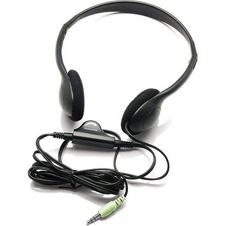 Inland Lightweight Headphones with Volume Control