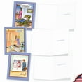 thumbnail image 4 of 10 Funny Happy Birthday Note Cards Pack (4 x 5.12 Inch) - TOM TOONS, 4 of 6